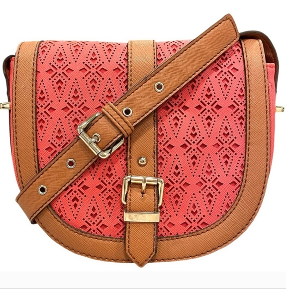 Aldo Handbags - ALDO Coral Laser Cut Crossbody Bag